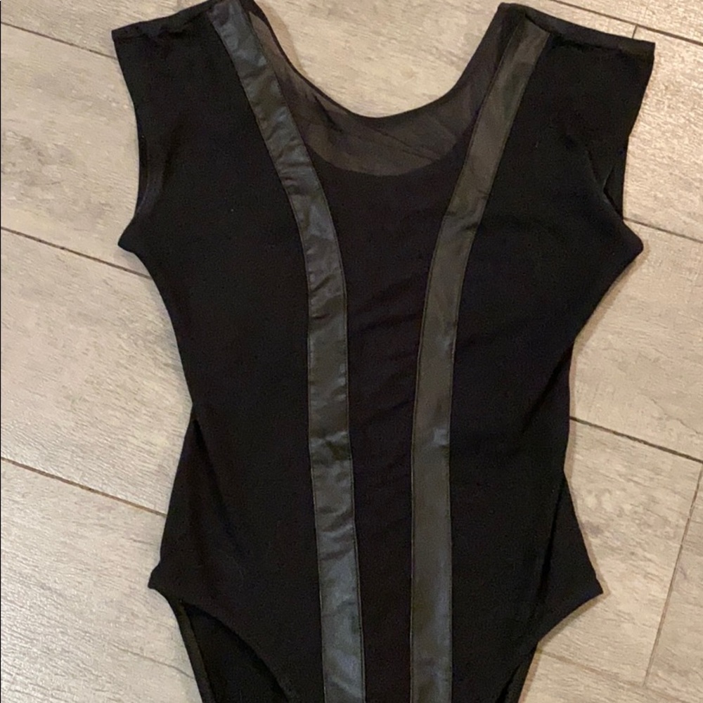 American apparel mesh front body suit